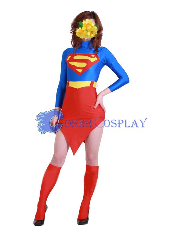 Superman Cosplay Costume Fashion Dress